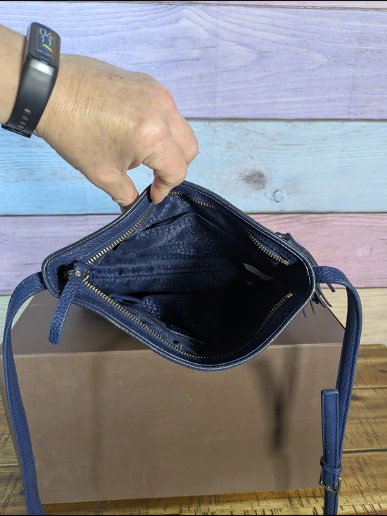 kate spade Navy Crossbody Bag with Tassel - Picture 5 of 8